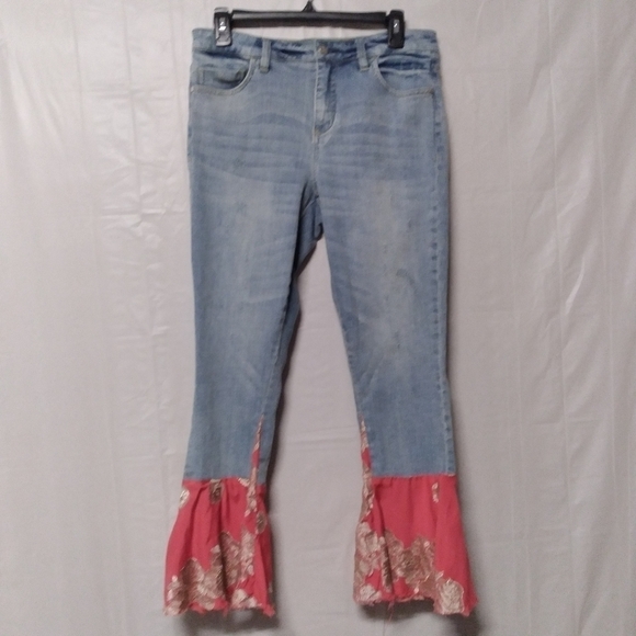Anthropologie Pilcro Flare Denim Jeans Size 28 - Picture 2 of 14